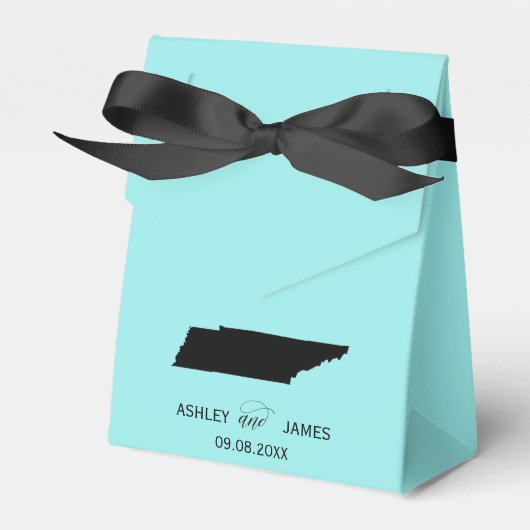 Bruiloft Welkom bij Tennessee Favor Box, Kaart Bedankdoosjes (Voorkant Zijde)