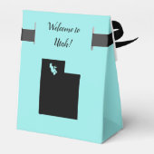 Bruiloft Welkom bij Utah Favor Box, kaart Bedankdoosjes (Achterkant)