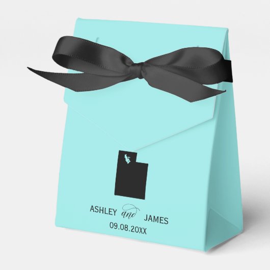 Bruiloft Welkom bij Utah Favor Box, kaart Bedankdoosjes (Voorkant Zijde)