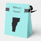 Bruiloft Welkom bij Vermont Favor Box, kaart Bedankdoosjes (Achterkant)