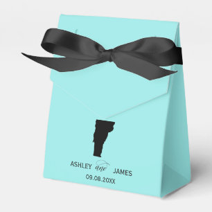 Bruiloft Welkom bij Vermont Favor Box, kaart Bedankdoosjes