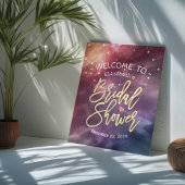 Bruiloft Welkom Galaxy Nevel Sterrenbeelden Poster