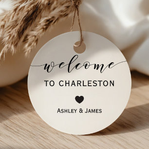 Bruiloft Welkom Gift Labels, Kraft Welkom Labels