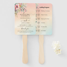 Bruiloft Welkom Hand Fan Handwaaier