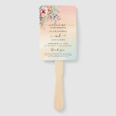 Bruiloft Welkom Hand Fan Handwaaier (Voorkant)