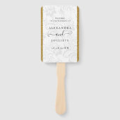 Bruiloft Welkom Hand Fan Handwaaier (Voorkant)