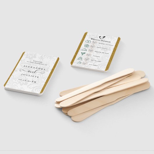 Bruiloft Welkom Hand Fan Handwaaier (Niet-gemonteerd)