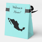 Bruiloft Welkom in Mexico Kaart Favor Box Bedankdoosjes (Achterkant)