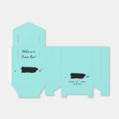 Bruiloft Welkom in Puerto Rico Kaart Favor Box Bedankdoosjes (Uitgevouwen)