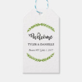 Bruiloft Welkom Label Cadeaulabel (Voorkant)