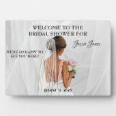 Bruiloft WELKOM met bewerkbare tekst en afbeelding Fotoplaat (voorkant)