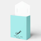 Bruiloft Welkom op Bermuda Kaart Favor Box Bedankdoosjes (Geopend)