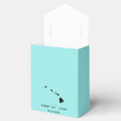 Bruiloft Welkom op Hawaii Favor Box State Kaart Bedankdoosjes (Geopend)