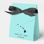 Bruiloft Welkom op Hawaii Favor Box State Kaart Bedankdoosjes (Voorkant Zijde)