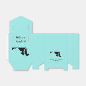 Bruiloft Welkom op Maryland Favor Box State Kaart Bedankdoosjes (Uitgevouwen)