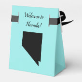 Bruiloft Welkom op Nevada Favor Box State Kaart Bedankdoosjes (Achterkant)