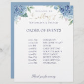 Bruiloft Welkom Orde van Diensten (Voorkant / Achterkant)