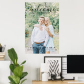 Bruiloft Welkom Paar's Foto Digitaal of Poster (Thuiskantoor)