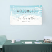 Bruiloft Welkom Strand Spandoek (Beurs)