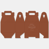 Bruiloft Welkom Weekend Hotel Reizen Geschenkdoos Bedankdoosjes (Ongevouwen)