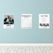 Bruiloft Welkom - Zittafel - Orde der Evenementen Muurkunst Sets (Houten vloer)