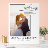 Bruiloft Welkomstbord met naam en datum | Acryl Bord (Huwelijk)