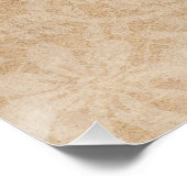 Bruiloft Welkomstbord Paarse Wisteria Kant Perfect Poster (Hoek)