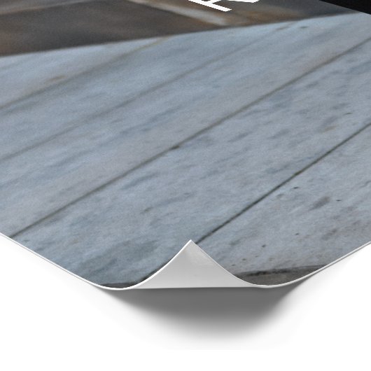 Bruiloft Welkomstbord Poster met Gepersonaliseerd  (Hoek)