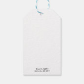 Bruiloft Welkomstgeschenk Label - Kraft Cadeaulabel (Achterkant)