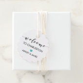 Bruiloft Welkomstgeschenk Labels, Hotelgasten, Tur Bedankjes Labels (In situ)