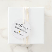 Bruiloft Welkomstgeschenk Labels voor hotelgasten, (In situ)