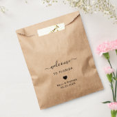 Bruiloft welkomsttassen voor cookies & traktaties  bedankzakje (Gezegeld)