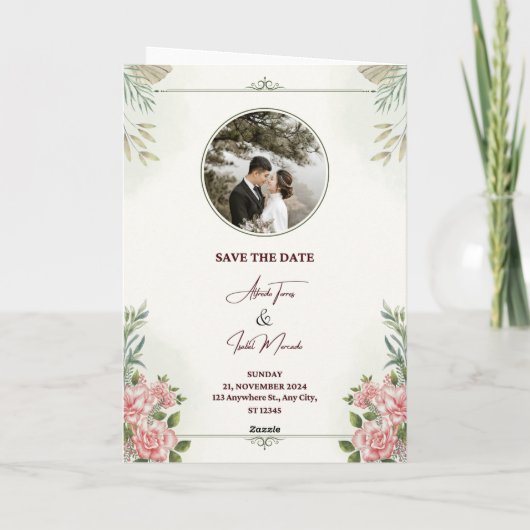 BRUILOFT WENSKAARTEN KAART (Achterkant)