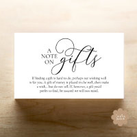 Bruiloft Wensput, Geldelijke Gift Registratie