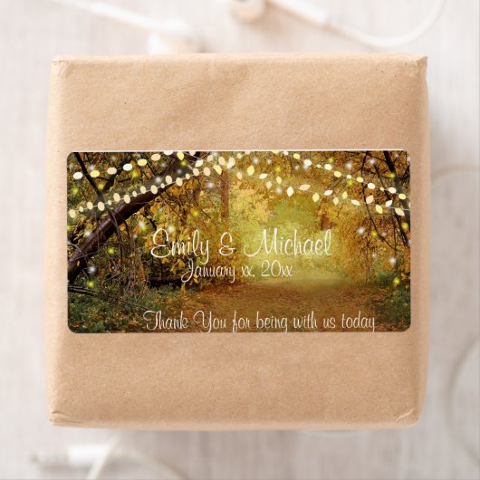 Bruiloft Wijn / Water Etiketten String Lights (Insitu)