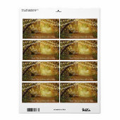 Bruiloft Wijn / Water Etiketten String Lights (Full Sheet)