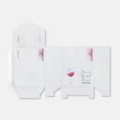 Bruiloft wijnmakerij bedankdoosjes (Uitgevouwen)