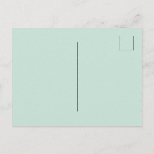Bruiloft witte bloemen groen eenvoudig elegant uitnodiging briefkaart (Achterkant)