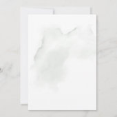 Bruiloft | Woodland Greenery Boho Eucalyptus Invit Kaart (Achterkant)