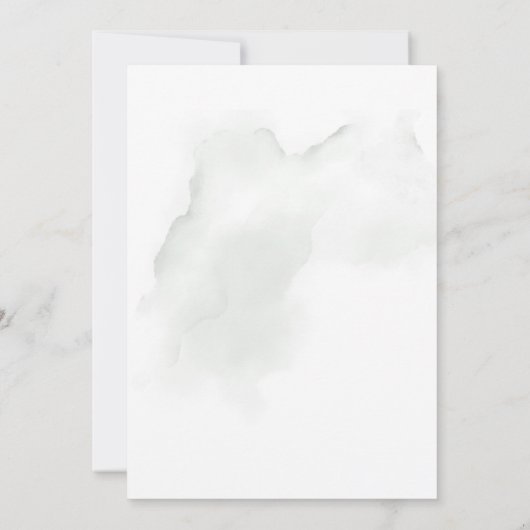 Bruiloft | Woodland Greenery Boho Eucalyptus Invit Kaart (Achterkant)