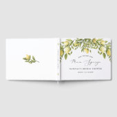 Bruiloft Yellow Lemon amalfi kust Gastenboek (Volledig)
