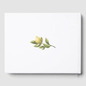 Bruiloft Yellow Lemon amalfi kust Gastenboek (Achterkant)