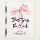 Bruiloft: Ze Knoop De Knoop Bruidsfeest Planner (Voorkant)