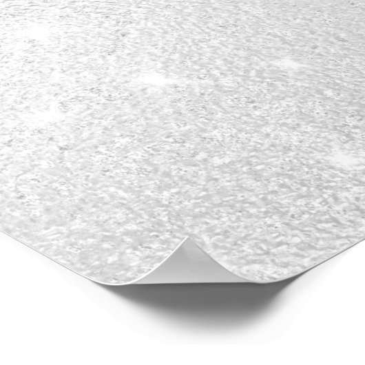 Bruiloft zilveren blauwe bloemen welkom poster (Hoek)