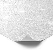 Bruiloft zilveren vlinder welkom poster (Hoek)