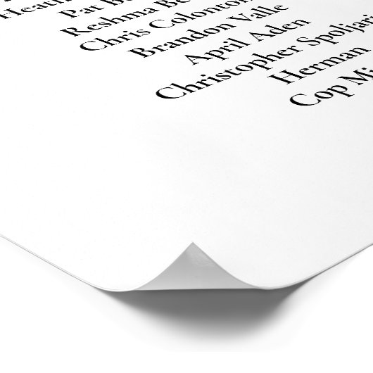 Bruiloft zitgrafiek 11 tafels, bordeaux pioenrozen poster (Hoek)