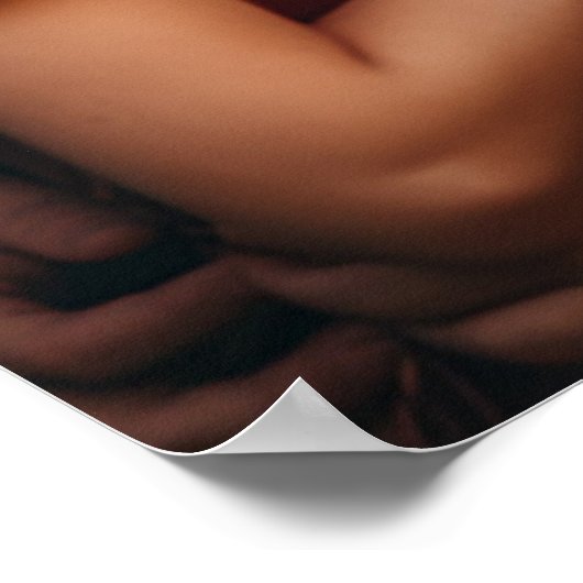 Bruiloft zitgrafiek met foto vind uw stoel poster (Hoek)