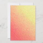 Bruiloft Zitkaarten-Sunrise Spectrum- Kaart (Achterkant)