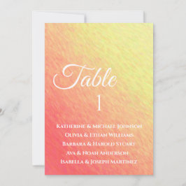 Bruiloft Zitkaarten-Sunrise Spectrum- Kaart