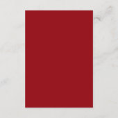Bruiloft zonder kinderen bewoordingen informatiekaartje (Achterkant)